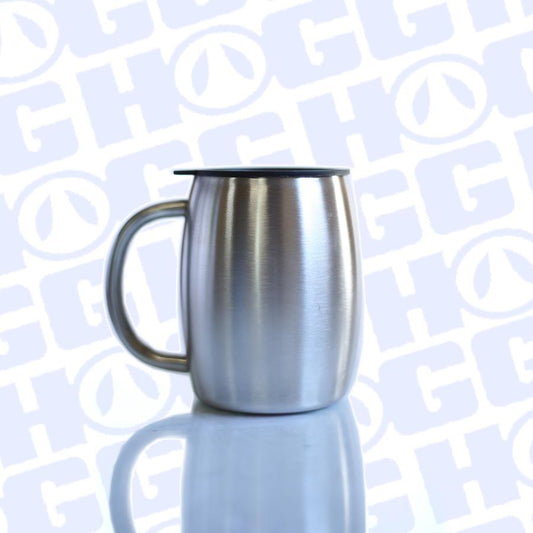 14oz. Stainless Steel Coffee Mug (with lid)